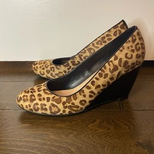 🔥 SALE! 🔥 Cole Haan Leopard Wedges 🤎